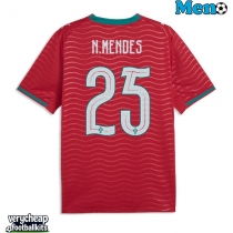 Portugal Nuno Mendes #25 Replica Home Shirt World Cup 2026 Short Sleeve
